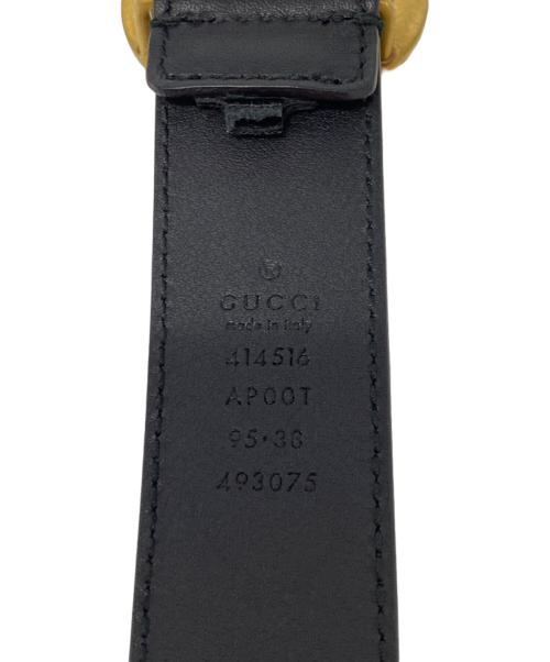 GUCCI（グッチ）GUCCI (グッチ) レディースベルト ブラックの古着・服飾アイテム