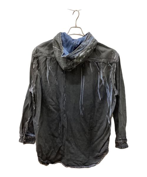 DIESEL（ディーゼル）DIESEL (ディーゼル) D-DEWNY-HOOD-S1 ブルー サイズ:XSの古着・服飾アイテム