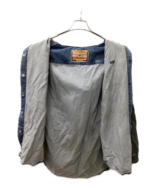 DIESEL（ディーゼル）DIESEL (ディーゼル) D-DEWNY-HOOD-S1 ブルー サイズ:XSの古着・服飾アイテム