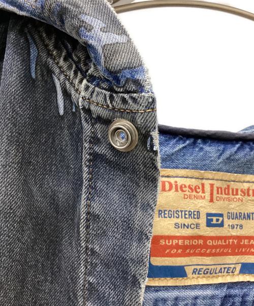 DIESEL（ディーゼル）DIESEL (ディーゼル) D-DEWNY-HOOD-S1 ブルー サイズ:XSの古着・服飾アイテム