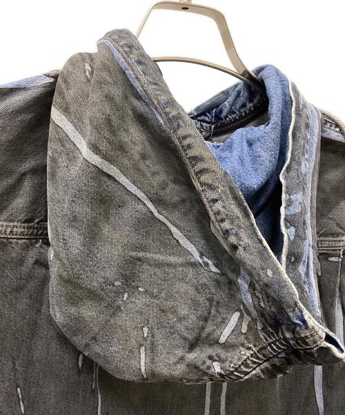 DIESEL（ディーゼル）DIESEL (ディーゼル) D-DEWNY-HOOD-S1 ブルー サイズ:XSの古着・服飾アイテム