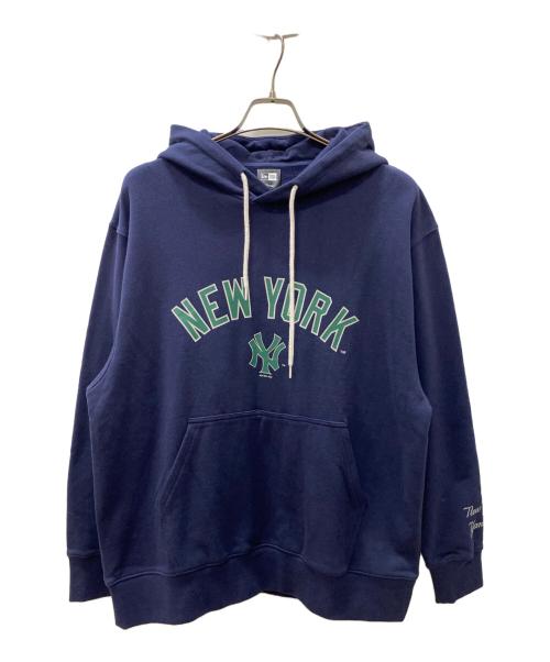New Era（ニューエラ）New Era (ニューエラ) AZUL by moussy (アズールバイマウジー) プルオーバーパーカー ネイビー サイズ:M 未使用品の古着・服飾アイテム
