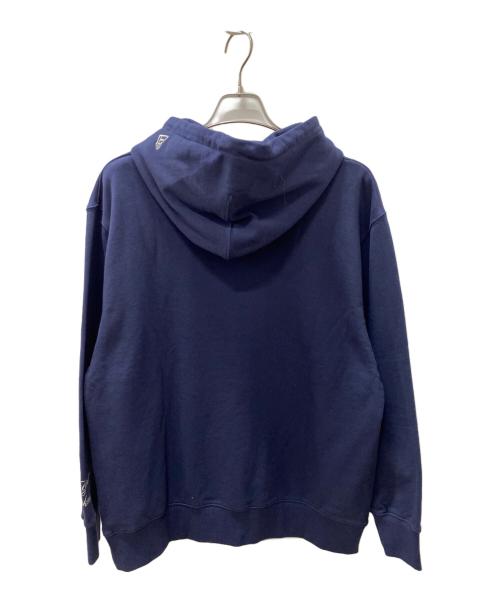 New Era（ニューエラ）New Era (ニューエラ) AZUL by moussy (アズールバイマウジー) プルオーバーパーカー ネイビー サイズ:M 未使用品の古着・服飾アイテム