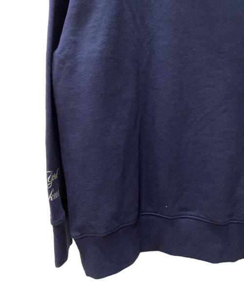 New Era（ニューエラ）New Era (ニューエラ) AZUL by moussy (アズールバイマウジー) プルオーバーパーカー ネイビー サイズ:M 未使用品の古着・服飾アイテム