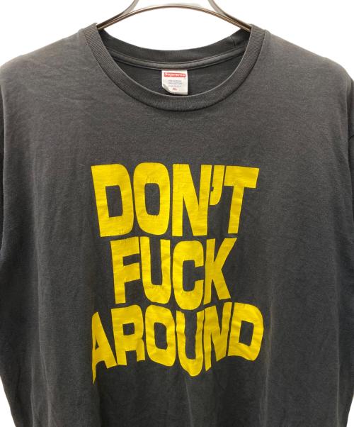 SUPREME（シュプリーム）Supreme (シュプリーム) 半袖カットソー イエロー×ブラック サイズ:XLの古着・服飾アイテム