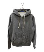 POLO RALPH LAURENポロ・ラルフローレン）の古着「ジップパーカー」｜グレー