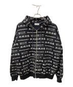 BlackEyePatchブラックアイパッチ）の古着「HWC WASHED CAMO ZIP HOODIE」｜ブラック
