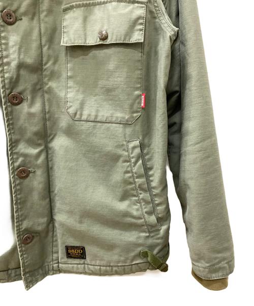 FUCT SSDD（ファクト）FUCT SSDD (ファクト) ミリタリージャケット オリーブ サイズ:Mの古着・服飾アイテム