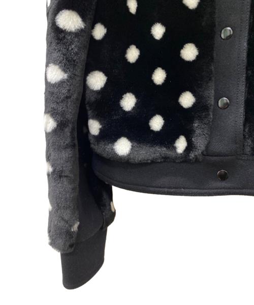 MARC JACOBS（マークジェイコブス）MARC JACOBS (マークジェイコブス) フェイクファーショートコート ブラック サイズ:00の古着・服飾アイテム