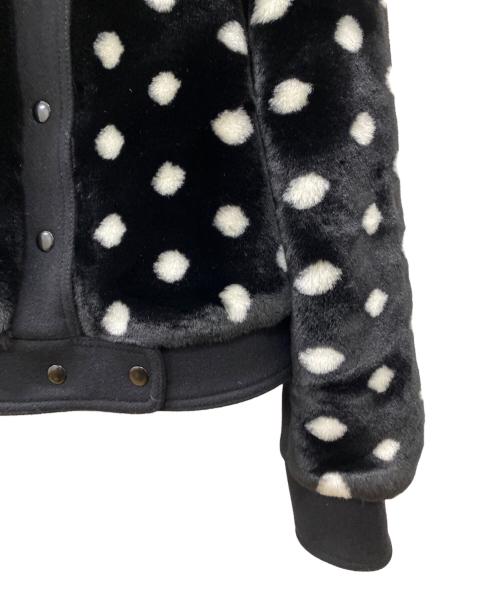 MARC JACOBS（マークジェイコブス）MARC JACOBS (マークジェイコブス) フェイクファーショートコート ブラック サイズ:00の古着・服飾アイテム