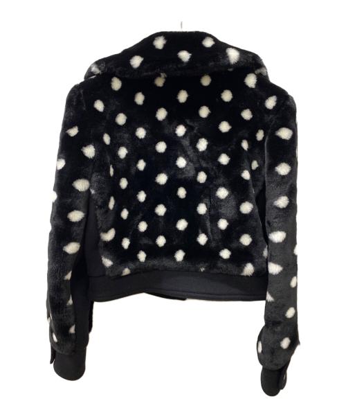MARC JACOBS（マークジェイコブス）MARC JACOBS (マークジェイコブス) フェイクファーショートコート ブラック サイズ:00の古着・服飾アイテム