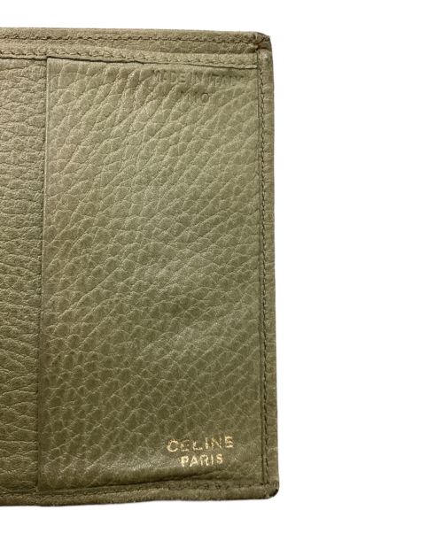 CELINE（セリーヌ）CELINE (セリーヌ) 2つ折り財布 カーキの古着・服飾アイテム
