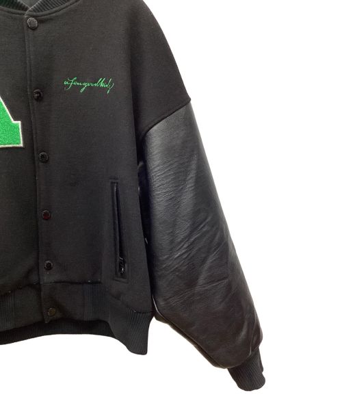 A FEW GOOD KIDS（アフューグッドキッズ）A FEW GOOD KIDS (アフューグッドキッズ) スタジャン ブラック×グリーン サイズ:Mの古着・服飾アイテム