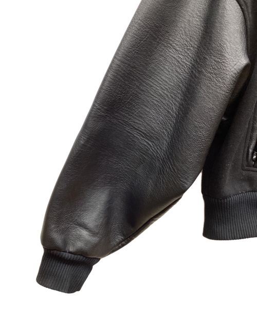 A FEW GOOD KIDS（アフューグッドキッズ）A FEW GOOD KIDS (アフューグッドキッズ) スタジャン ブラック×グリーン サイズ:Mの古着・服飾アイテム