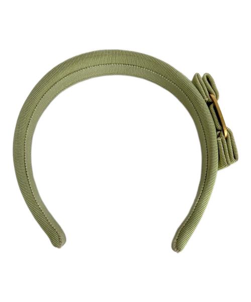 Ferragamo（フェラガモ）Ferragamo (フェラガモ) カチューシャ ライトグリーンの古着・服飾アイテム