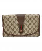 GUCCIグッチ）の古着「セカンドバッグ」｜ベージュ