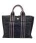 HERMES (エルメス) ハンドバッグ/フールトゥPM ブラック×グレー：8000円