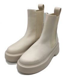 emmi（エミ）の古着「サイドゴアブーツ」｜アイボリー