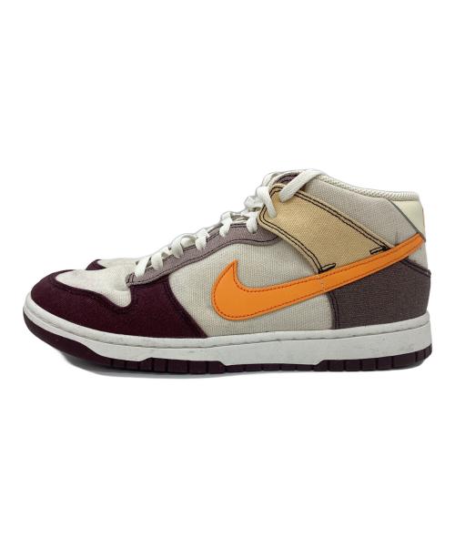 NIKE（ナイキ）NIKE (ナイキ) ハイカットスニーカー アイボリー×レッド サイズ:28の古着・服飾アイテム