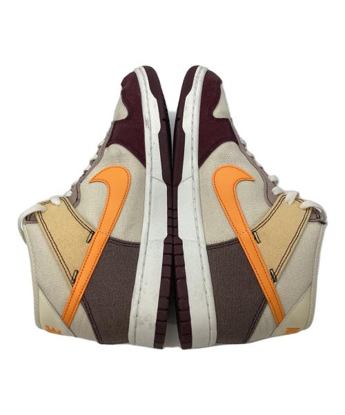 NIKE（ナイキ）NIKE (ナイキ) ハイカットスニーカー アイボリー×レッド サイズ:28の古着・服飾アイテム