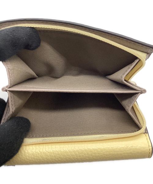 FURLA（フルラ）FURLA (フルラ) 3つ折り財布 イエローの古着・服飾アイテム