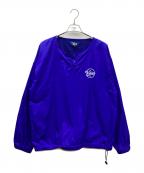 KEBOZケボズ）の古着「ヘンリーネックナイロンジャケット」｜ブルー