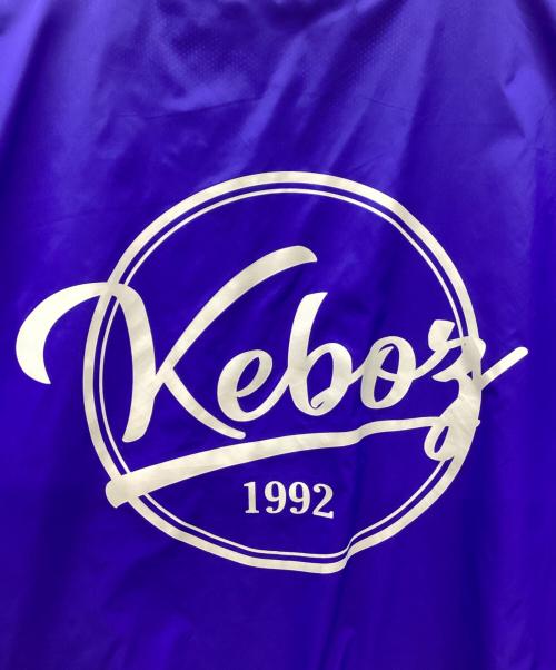 KEBOZ（ケボズ）KEBOZ (ケボズ) ヘンリーネックナイロンジャケット ブルー サイズ:Lの古着・服飾アイテム