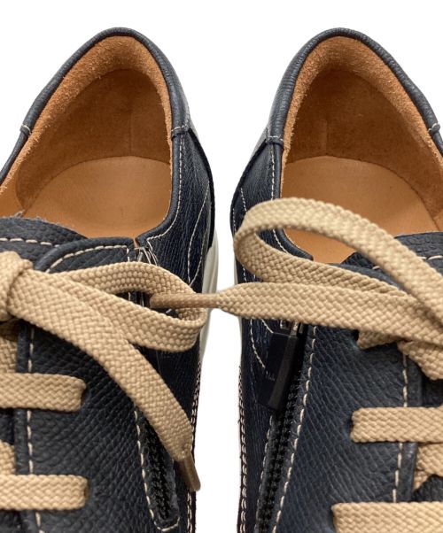 BENESU（ベネシュ）BENESU (ベネシュ) レザースニーカー ネイビー サイズ:28の古着・服飾アイテム