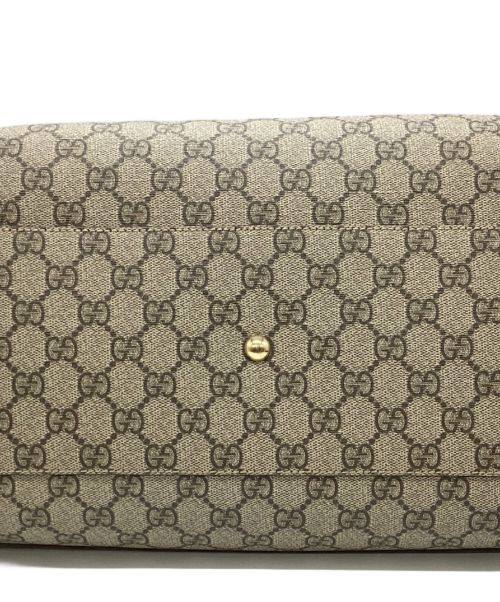 GUCCI（グッチ）GUCCI (グッチ) ボストンバッグ/GGスプリーム ピンクベージュの古着・服飾アイテム