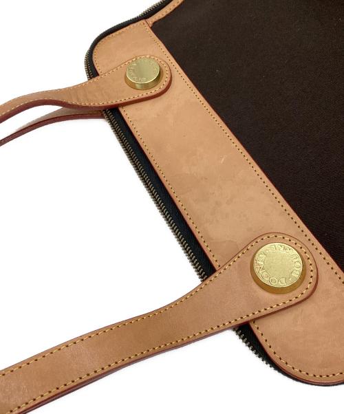DOONEY&BOURKE（ドゥーニーアンドバーク）DOONEY&BOURKE (ドゥーニーアンドバーク) トートバッグ ブラウン×ベージュの古着・服飾アイテム