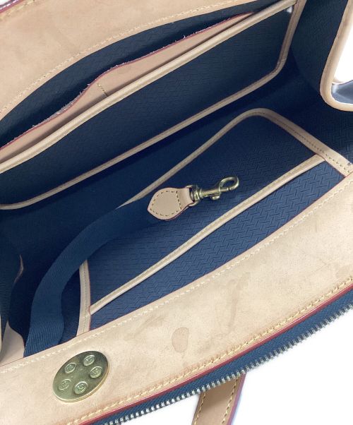 DOONEY&BOURKE（ドゥーニーアンドバーク）DOONEY&BOURKE (ドゥーニーアンドバーク) トートバッグ ブラウン×ベージュの古着・服飾アイテム