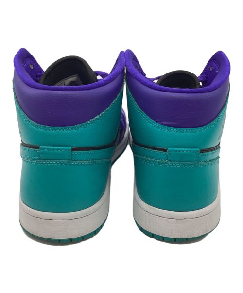 NIKE（ナイキ）NIKE (ナイキ) スニーカー/エアジョーダン1 ミッド パープル×ブルー サイズ:29の古着・服飾アイテム