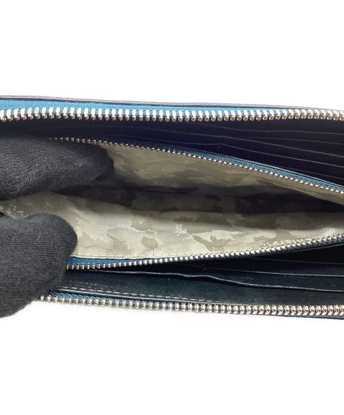 aniary（アニアリ）aniary (アニアリ) 長財布 ネイビーの古着・服飾アイテム