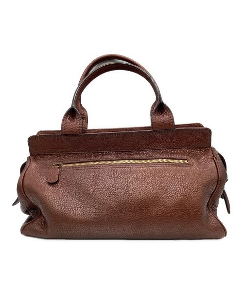 GHERARDINI（ゲラルディーニ）GHERARDINI (ゲラルディーニ) ハンドバッグ ブラウンの古着・服飾アイテム