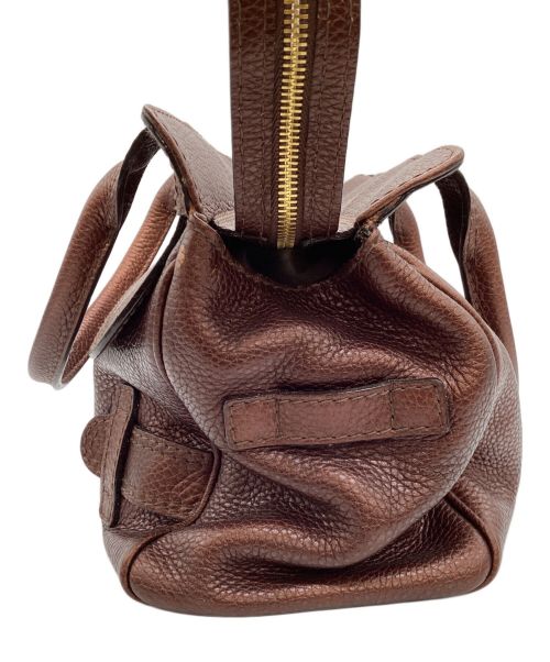 GHERARDINI（ゲラルディーニ）GHERARDINI (ゲラルディーニ) ハンドバッグ ブラウンの古着・服飾アイテム