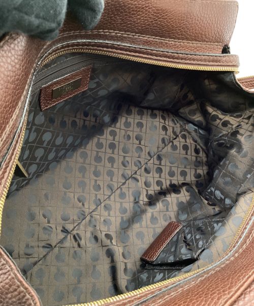 GHERARDINI（ゲラルディーニ）GHERARDINI (ゲラルディーニ) ハンドバッグ ブラウンの古着・服飾アイテム