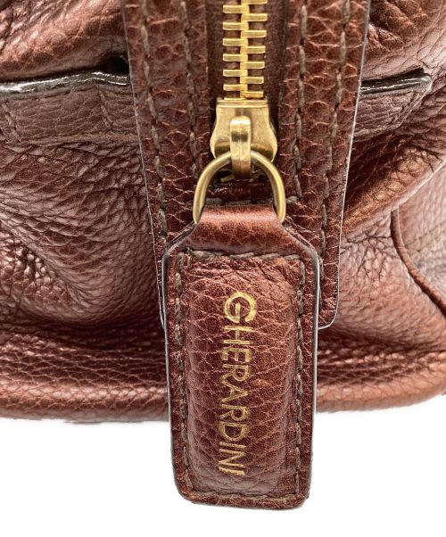 GHERARDINI（ゲラルディーニ）GHERARDINI (ゲラルディーニ) ハンドバッグ ブラウンの古着・服飾アイテム