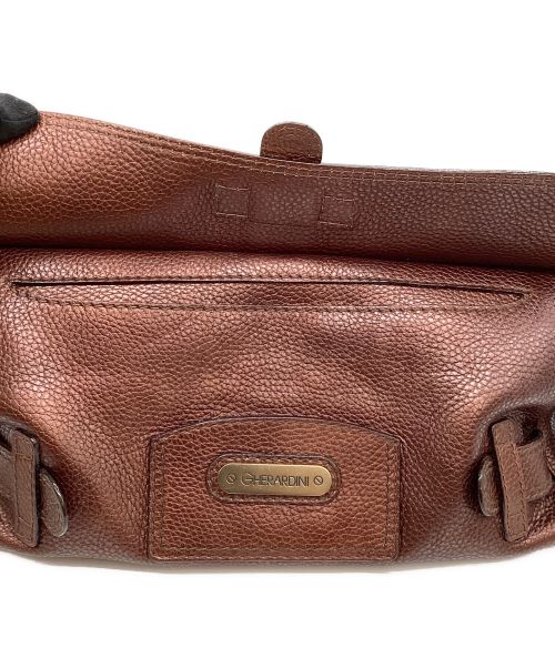 GHERARDINI（ゲラルディーニ）GHERARDINI (ゲラルディーニ) ハンドバッグ ブラウンの古着・服飾アイテム