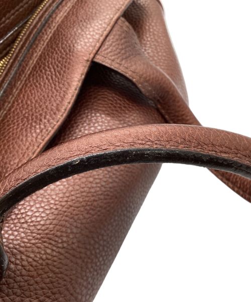 GHERARDINI（ゲラルディーニ）GHERARDINI (ゲラルディーニ) ハンドバッグ ブラウンの古着・服飾アイテム