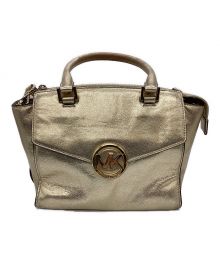MICHAEL KORS（マイケル・コース）の古着「2WAYショルダーバッグ」｜ゴールド