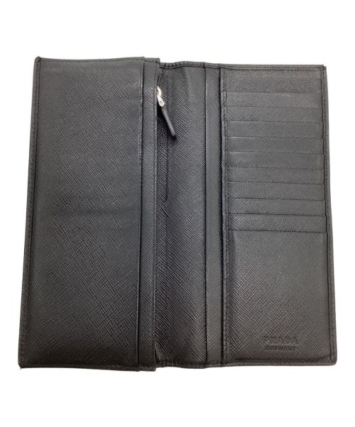 PRADA（プラダ）PRADA (プラダ) 長財布/サフィアーノ ブラックの古着・服飾アイテム