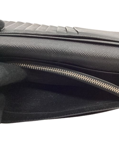 PRADA（プラダ）PRADA (プラダ) 長財布/サフィアーノ ブラックの古着・服飾アイテム