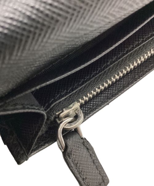 PRADA（プラダ）PRADA (プラダ) 長財布/サフィアーノ ブラックの古着・服飾アイテム