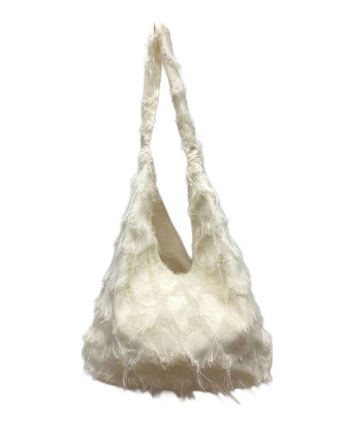 seyto（セイト）seyto (セイト) ジャガードフリンジショルダーバッグ アイボリーの古着・服飾アイテム