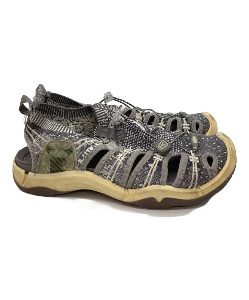 KEEN（キーン）KEEN (キーン) エヴォフィットサンダル グレー サイズ:25の古着・服飾アイテム