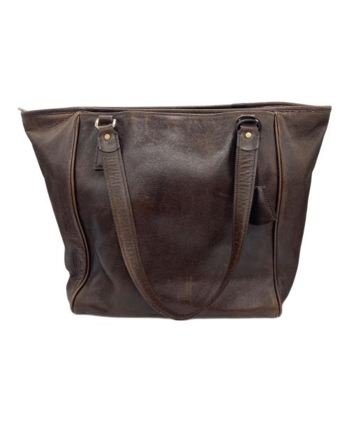 aniary（アニアリ）aniary (アニアリ) レザートートバッグ ダークブラウンの古着・服飾アイテム