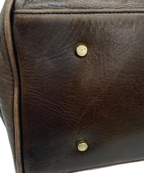 aniary（アニアリ）aniary (アニアリ) レザートートバッグ ダークブラウンの古着・服飾アイテム