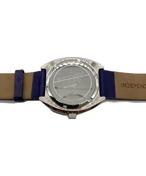 INDEPENDENT（インディペンデント）INDEPENDENT (インディペンデント) 腕時計 ネイビーの古着・服飾アイテム