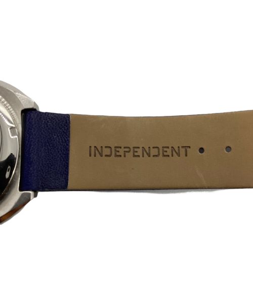 INDEPENDENT（インディペンデント）INDEPENDENT (インディペンデント) 腕時計 ネイビーの古着・服飾アイテム