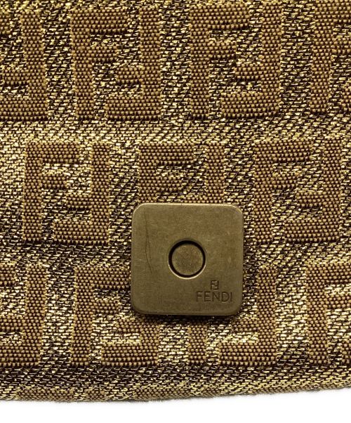 FENDI（フェンディ）FENDI (フェンディ) ショルダーバッグ/ズッキーノ/ミニマンマバケット ゴールドの古着・服飾アイテム
